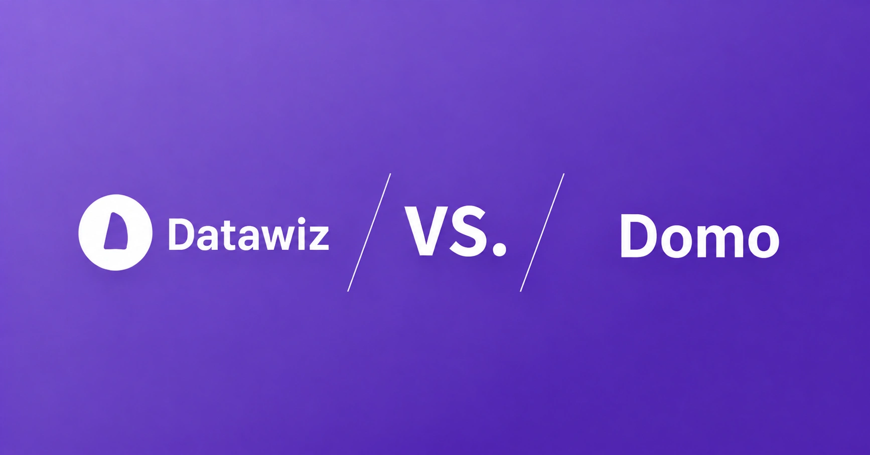 Datawiz vs Domo