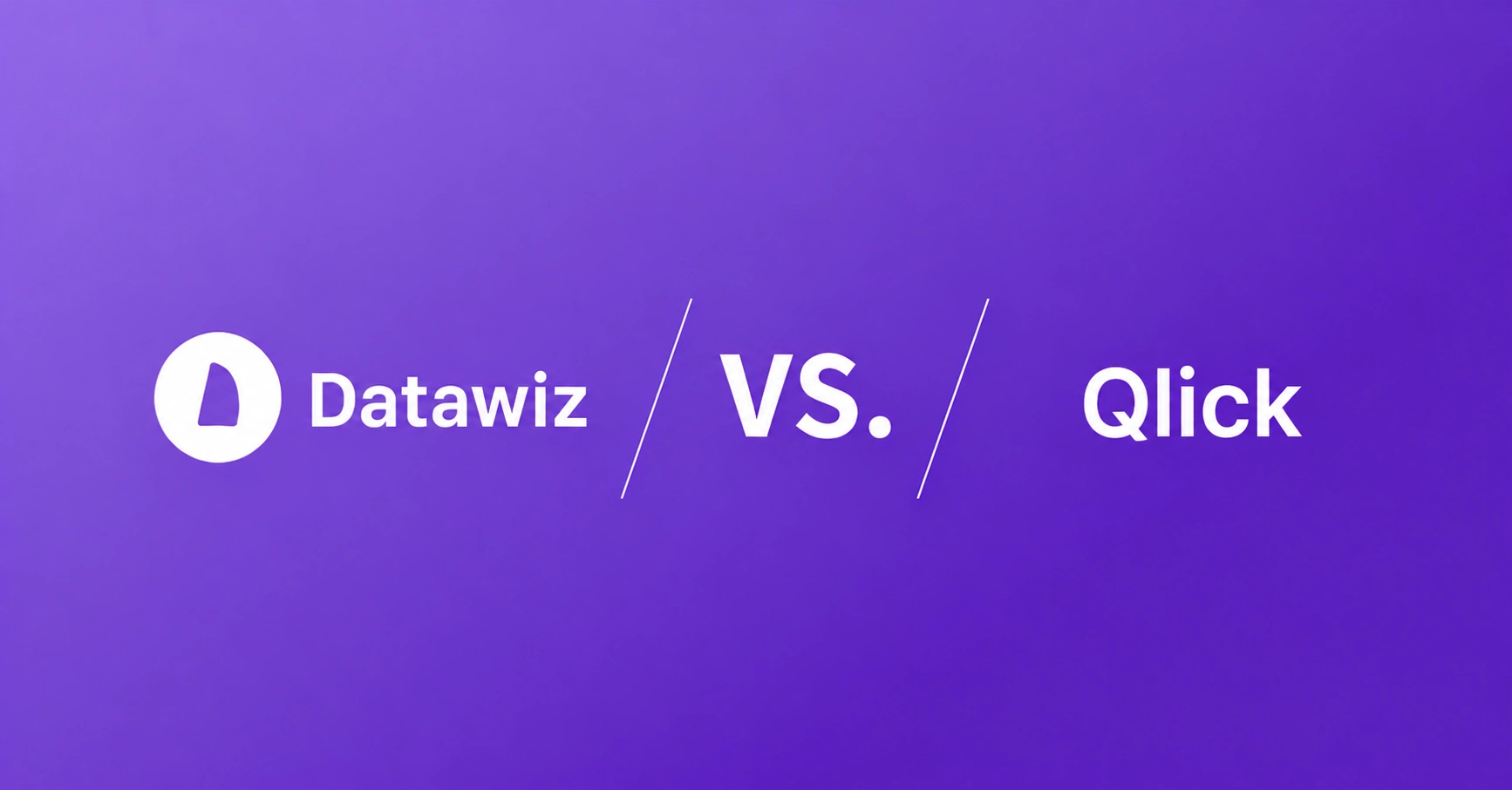 Datawiz vs Qlick