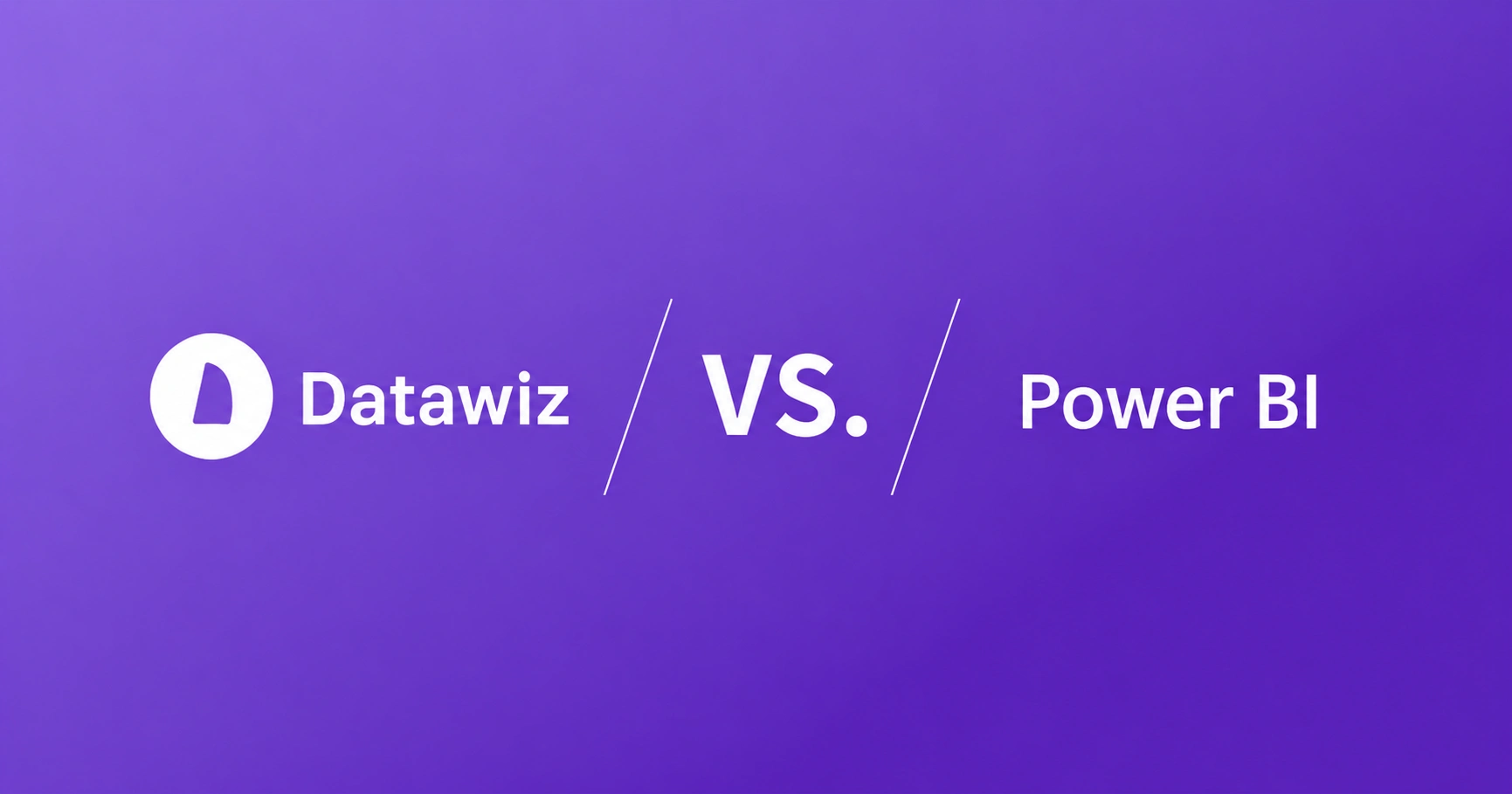 Datawiz vs Power BI